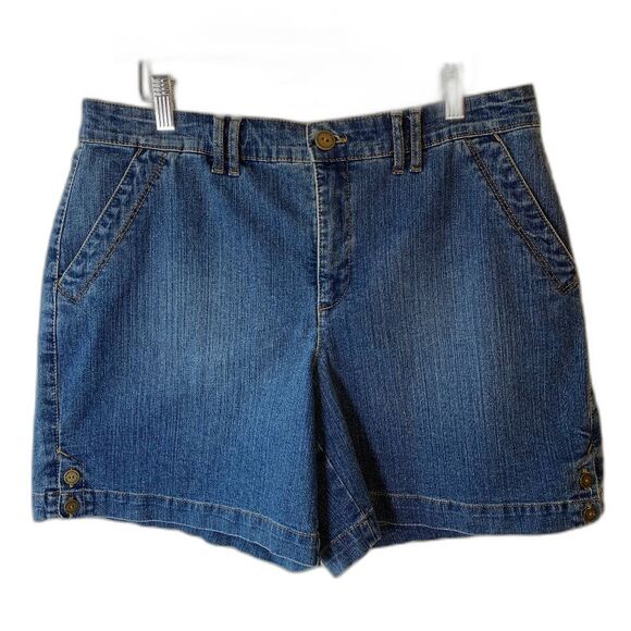 NEW Gloria Vanderbilt Missy Jean Shorts Size 12 - Picture 1 of 10
